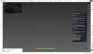 Nikkei 225 (JP225) 390-minute chart with framework overlay - Daily Framework Read 22 April 2026
