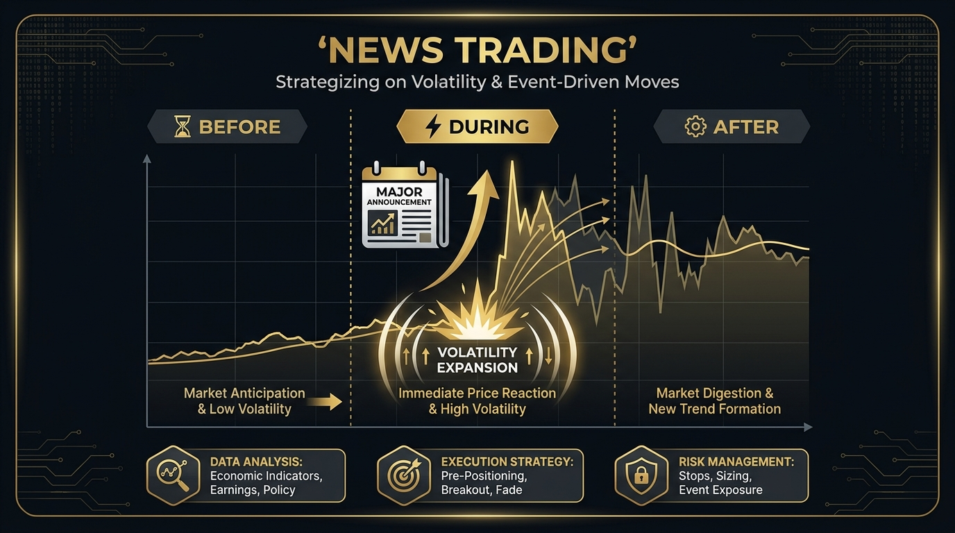 Foundry illustration — playbook-news-trading