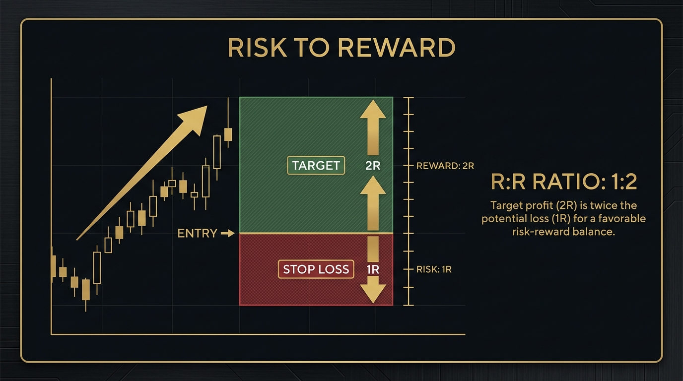 Foundry illustration — risk-to-reward