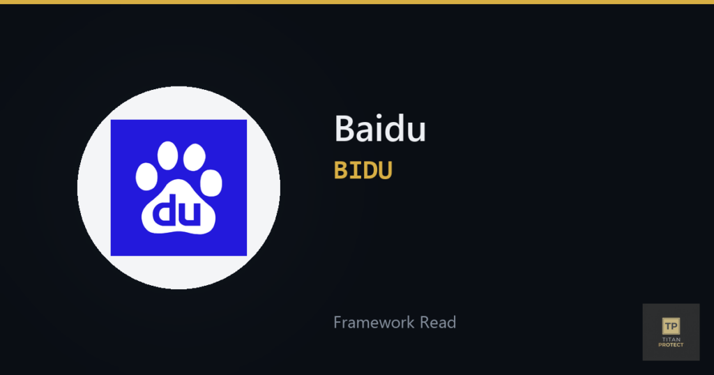 Baidu (BIDU) framework read card