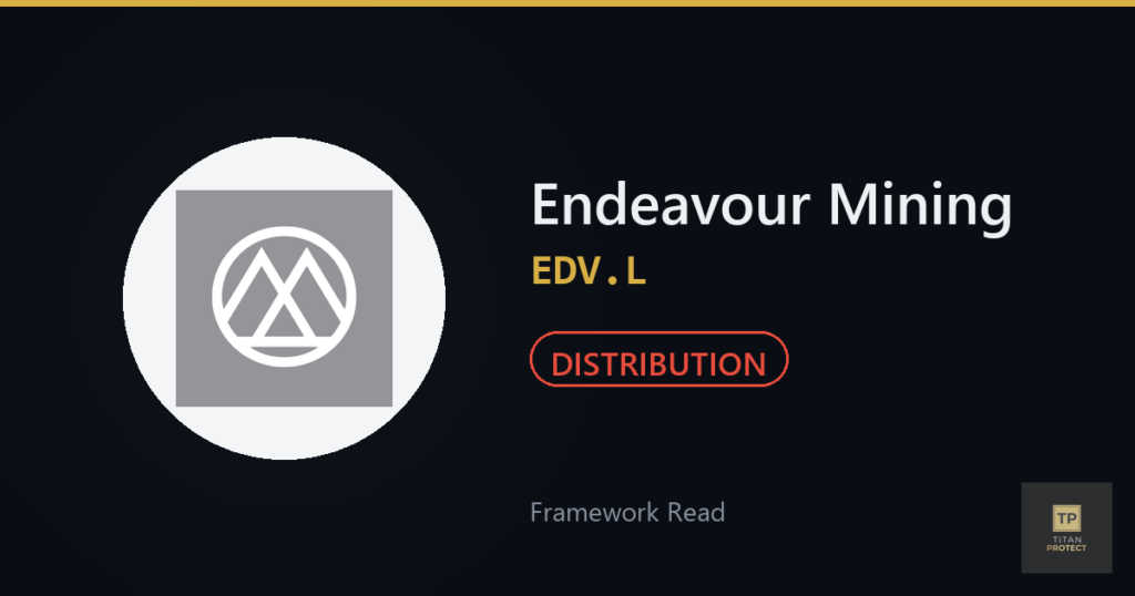 Endeavour Mining (EDV.L) framework journal card — Distribution phase