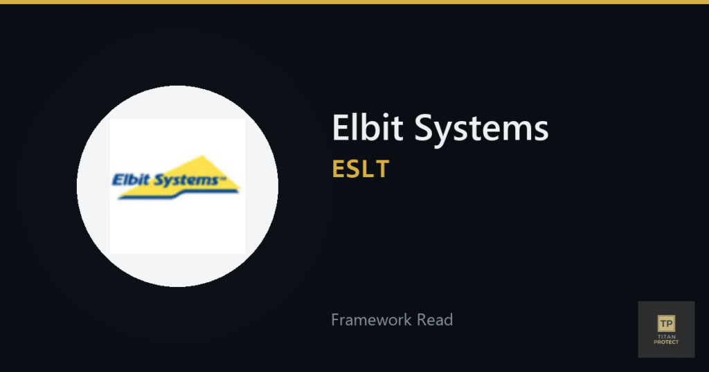 Elbit Systems (ESLT) framework read card