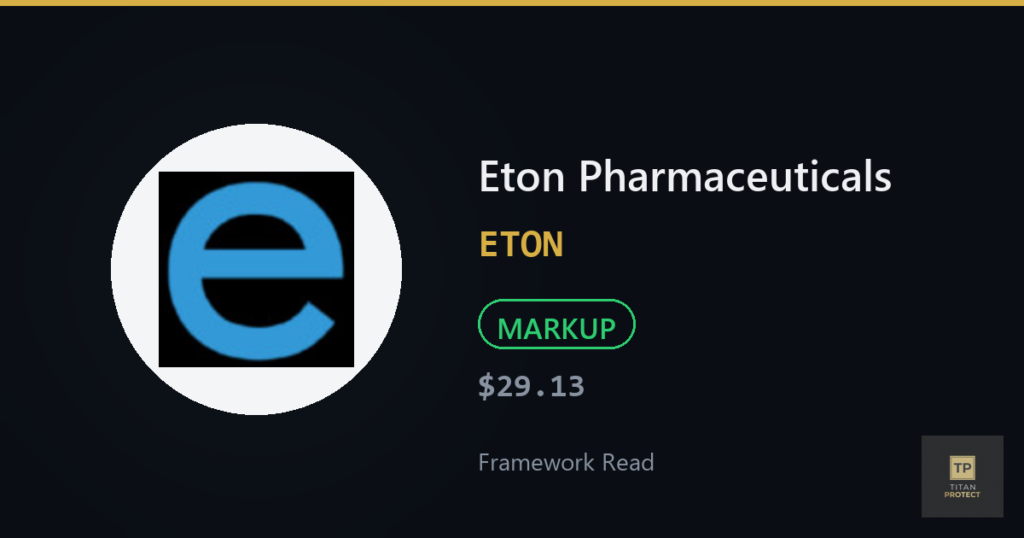 Eton Pharmaceuticals (ETON) framework read card — MARKUP