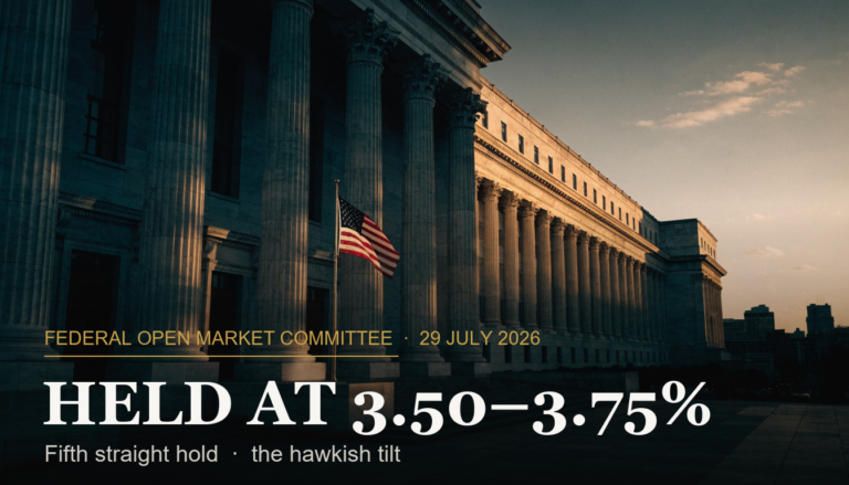 Federal Reserve holds rates at 3.50 to 3.75 percent, fifth straight hold