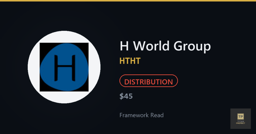 H World Group (HTHT) framework read card — DISTRIBUTION