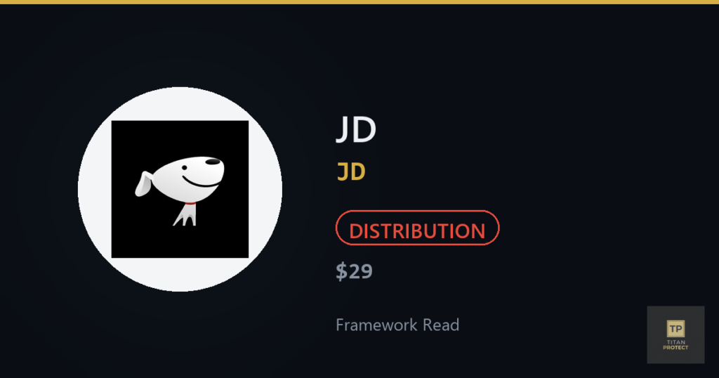JD (JD) framework read card — DISTRIBUTION