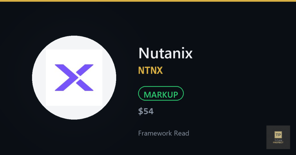 Nutanix (NTNX) framework read card — MARKUP