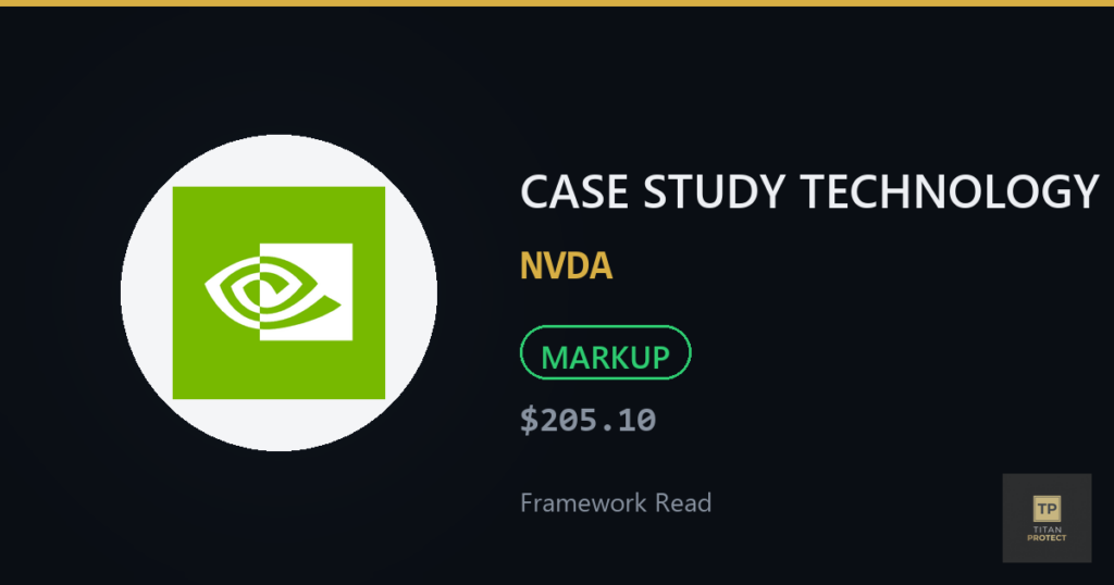 CASE STUDY TECHNOLOGY MEGA-CAP Nvidia (NVDA) framework read card — MARKUP