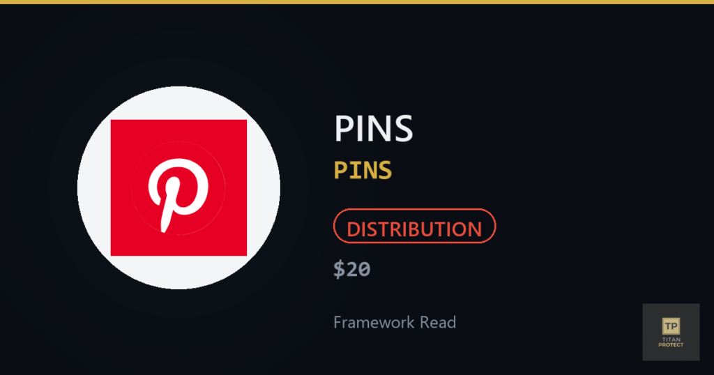 PINS (PINS) framework read card — DISTRIBUTION