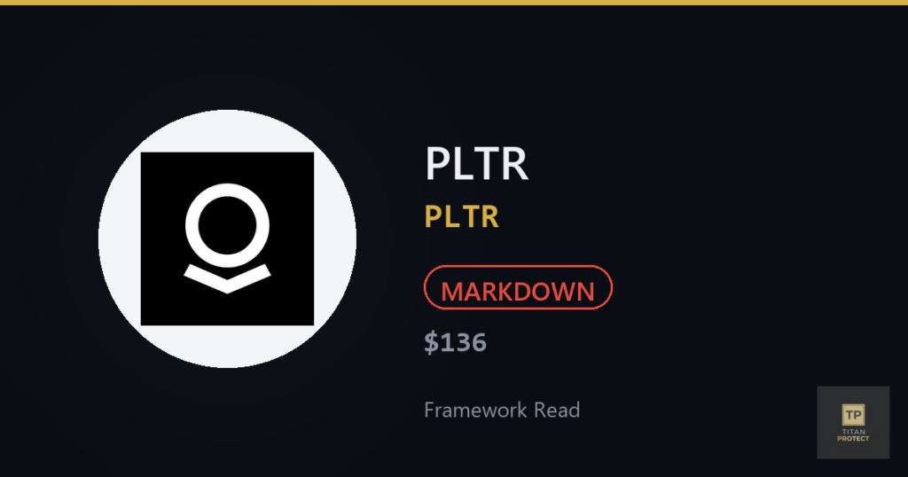 PLTR (PLTR) framework read card — MARKDOWN