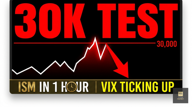 NAS100 Pulls Back Below 30K as ISM Manufacturing PMI Looms: New York Opens Into the First Real Test of the Rally With VIX at 16.78 and Holiday Liquidity Ahead | Titan Protect