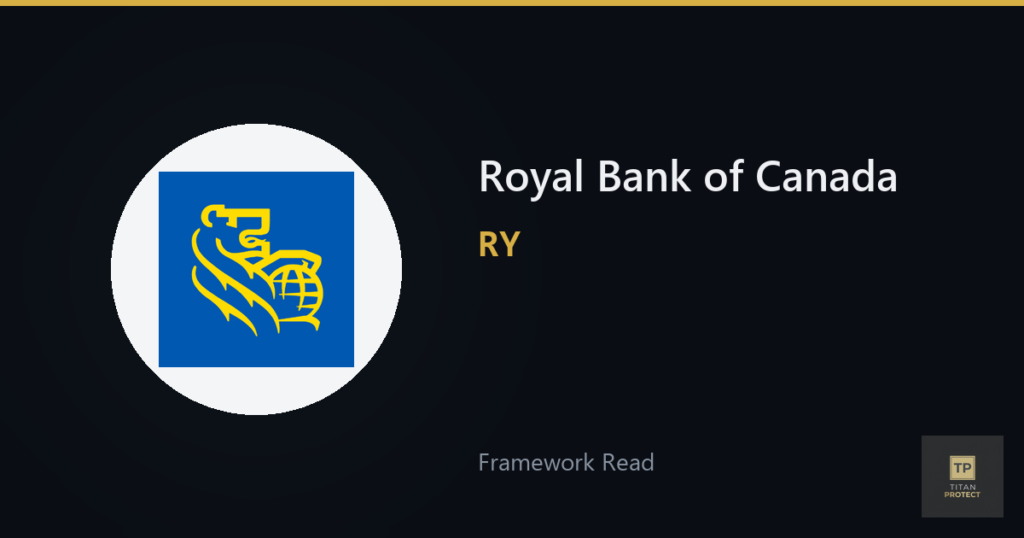 Royal Bank of Canada (RY) framework read card