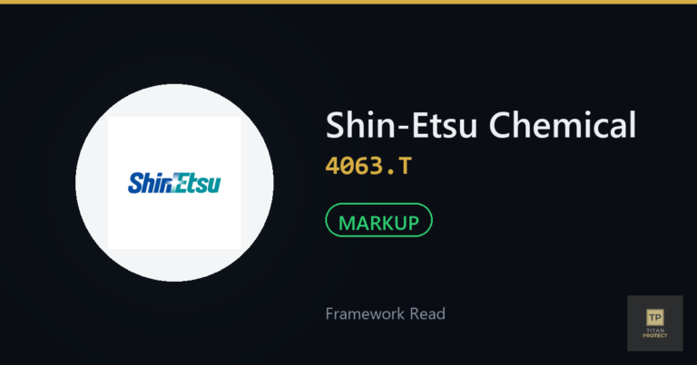 Shin-Etsu Chemical (4063.T) framework journal card — Markup phase