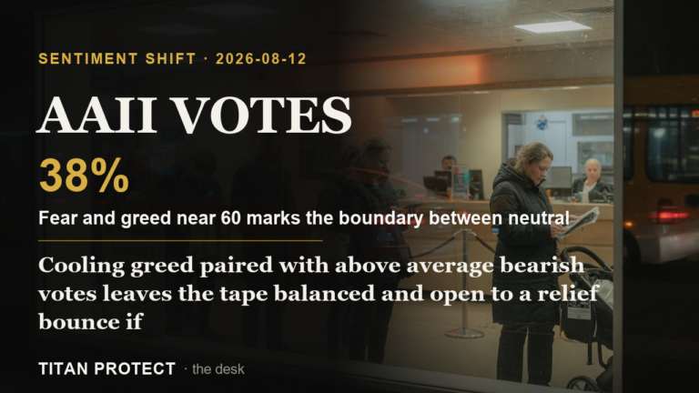 Cooling Greed and Elevated Bearish Votes Balance the Tape