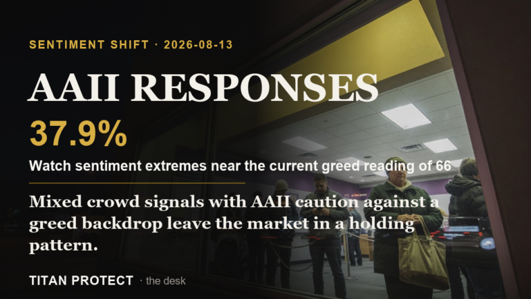 AAII Bearish Spike Tests Greed Zone Neutrality