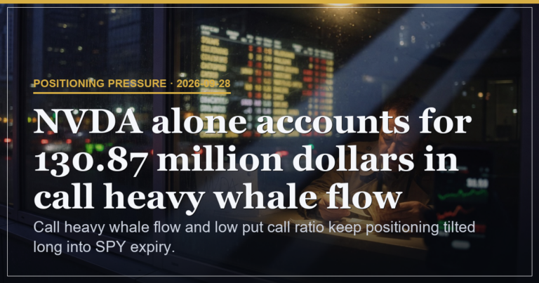 NVDA Whale Calls Anchor SPY at 770 Max Pain Into Expiry