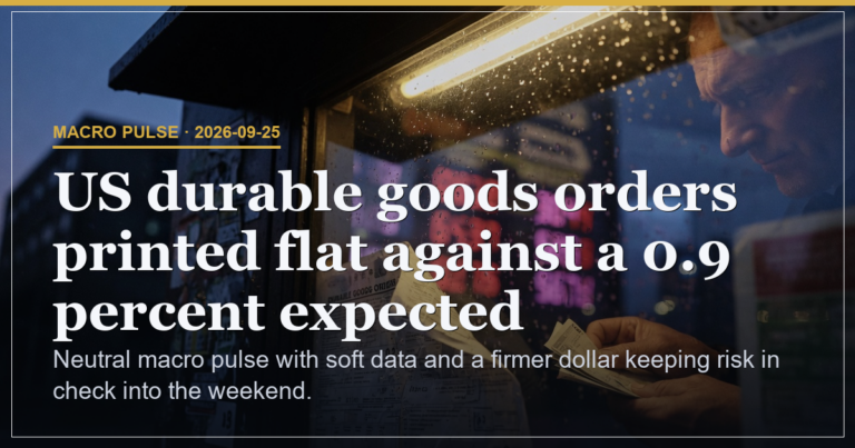 Soft Data and Firmer Dollar Keep Risk in Check