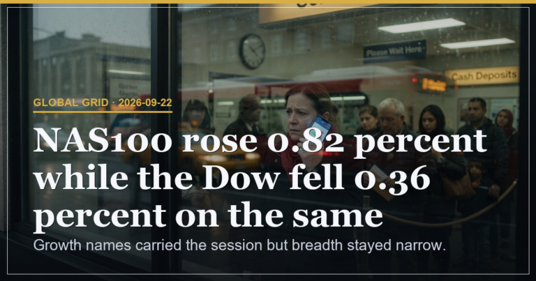 Tech Leads Narrow Breadth in Mixed Global Session