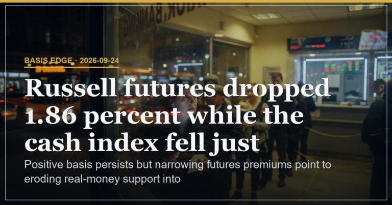 Narrowing Basis Signals Eroding Real-Money Support into Year-End