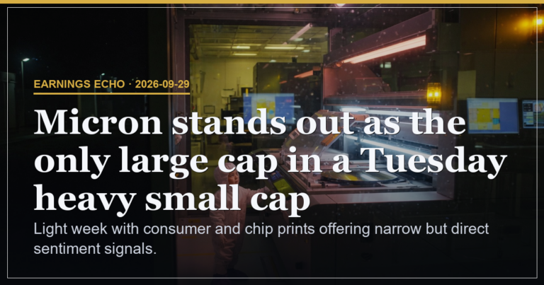 Carnival CarMax Set Tone Before Micron Chip Catalyst