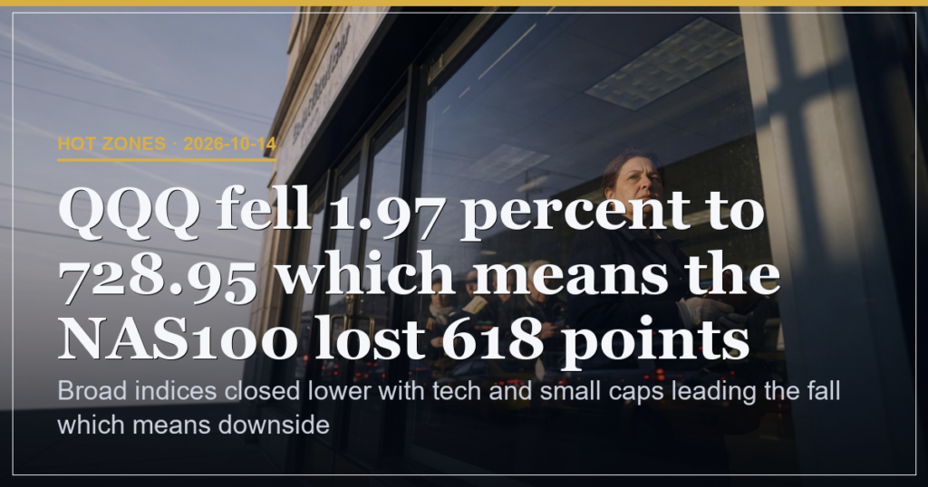 Nasdaq Leads 2.02 Percent Drop as Small Caps Breach 2730