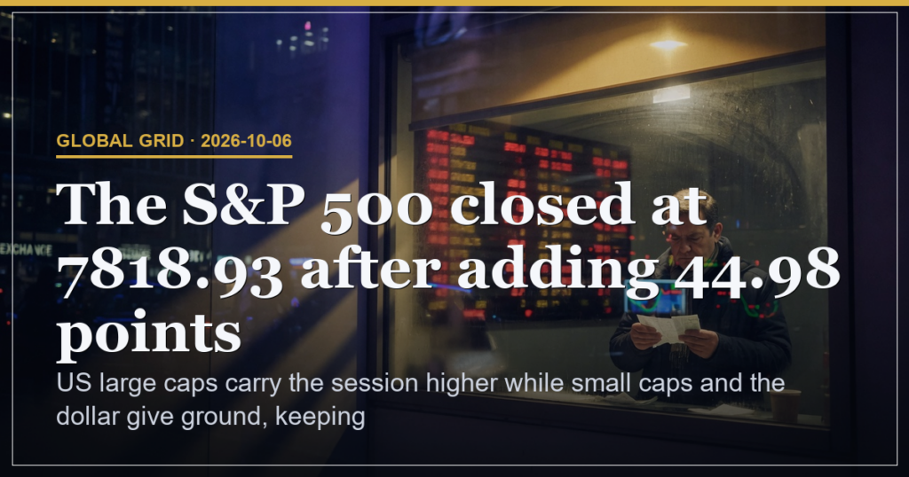 US Large Caps Extend Lead as Dollar Eases and Small Caps Drag