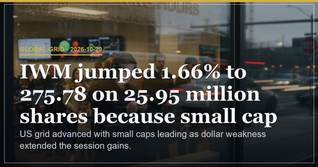 Small Caps Lead US Grid as DXY Falls 0.27% to 101.71