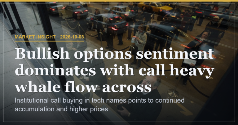 Call Heavy Whale Flow Extends Tech Accumulation into Expiry