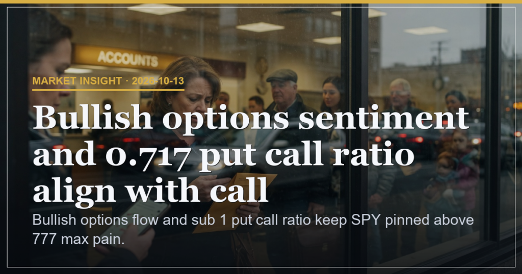 Bullish Call Flow Pins SPY Near 777 Max Pain