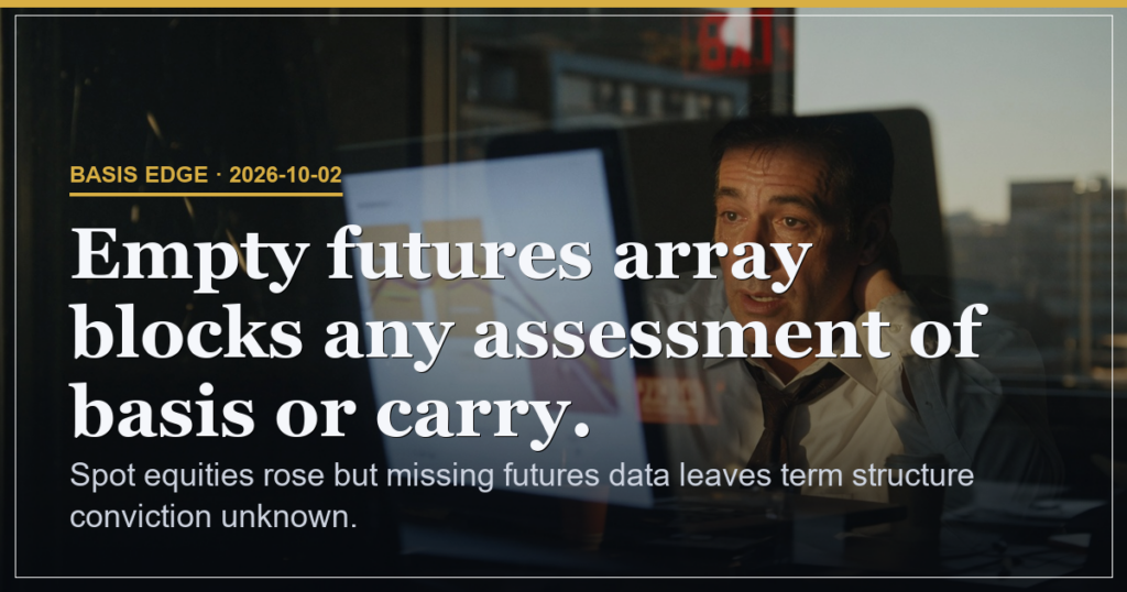 Spot Gains Leave Futures Basis Conviction Unread chart