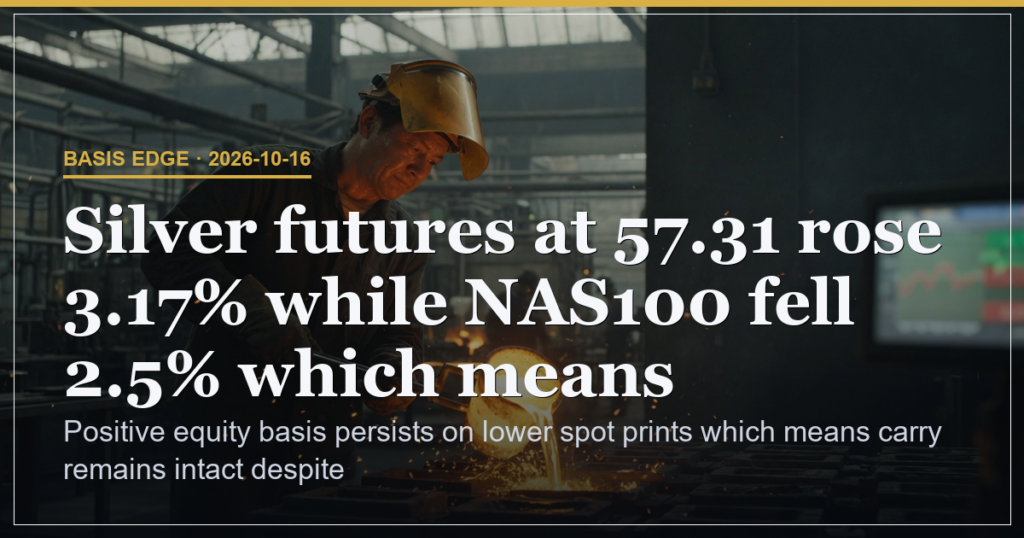 Equity Basis Holds Positive Despite 1.09% SPX Cash Drop