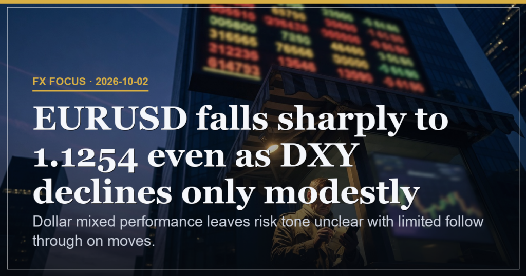 Mixed Dollar Leaves Risk Tone Unclear After Sharp EURUSD Drop chart
