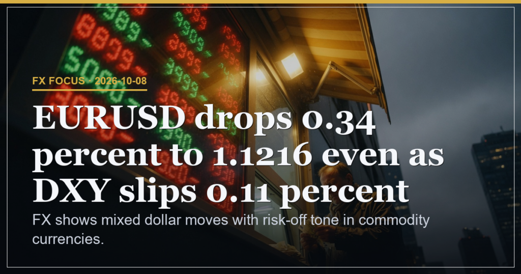 Mixed Dollar Signals Point to Cautious Risk Tone in FX