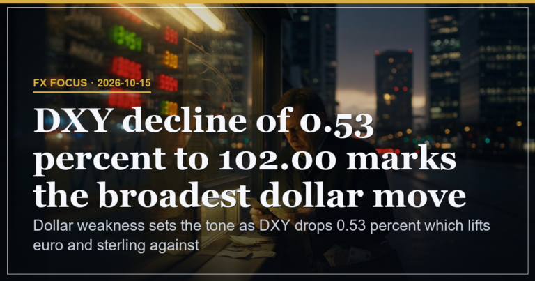 DXY Falls 0.53 Percent to 102.00 Lifting EURUSD Past 1.1222
