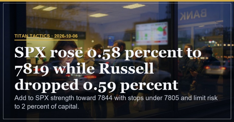 SPX 7805-7844 Range Trade with 2 Percent Risk Cap