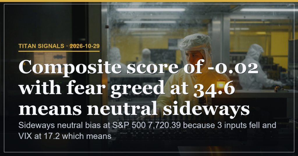 S&P 500 Holds 7,720.39 Range as Composite Hits -0.02