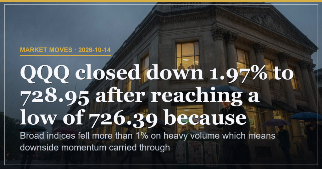 Broad Equity Declines Extend on Heavy Volume