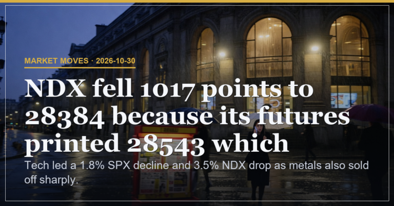 Market moves hero 2026-10-30