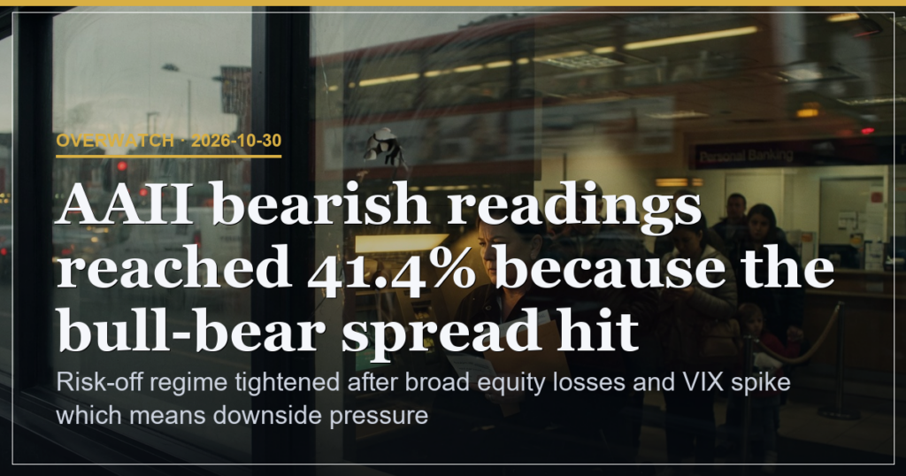 Risk-Off Tightens as Broad Equities Slide and VIX Spikes