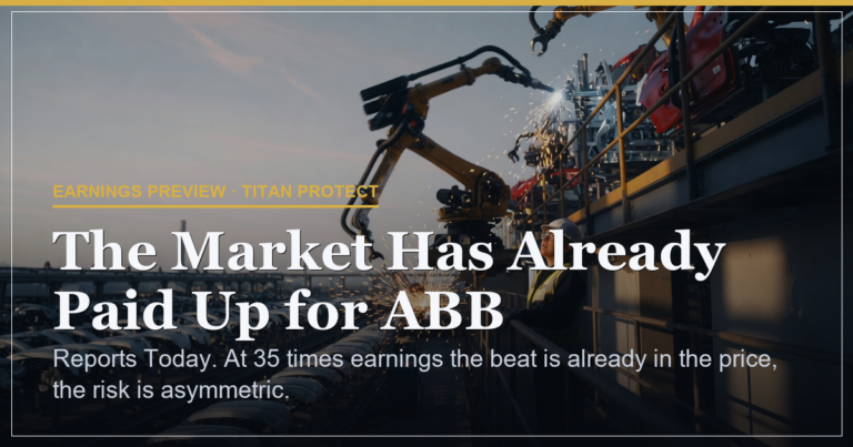 The Market Has Already Paid Up for ABB