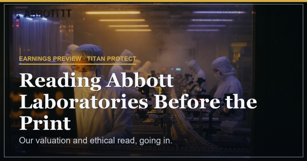 Reading Abbott Laboratories Before the Print