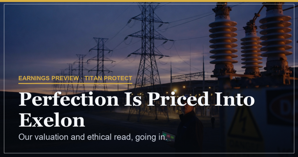 Perfection Is Priced Into Exelon