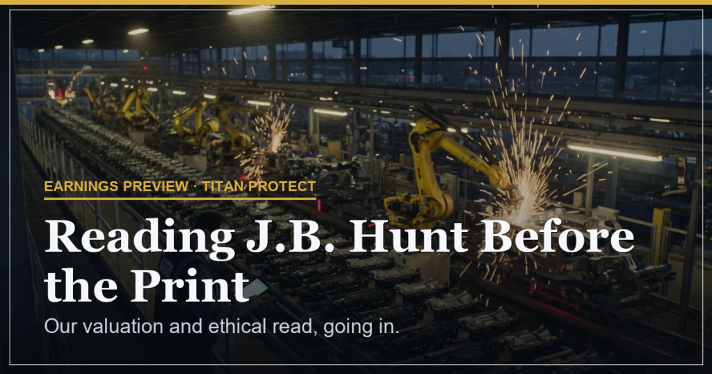 Reading J.B. Hunt Before the Print