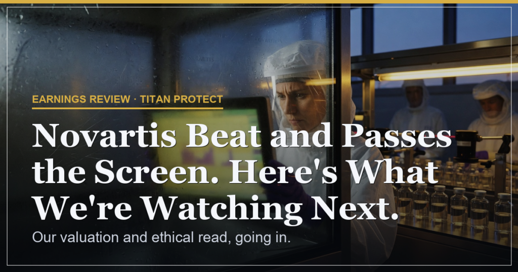 Novartis Beat and Passes the Screen. Here’s What We’re Watching Next.