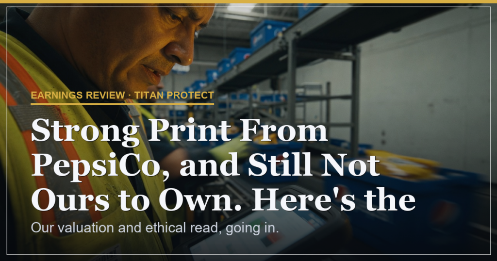 Strong Print From PepsiCo, and Still Not Ours to Own. Here’s the Line.