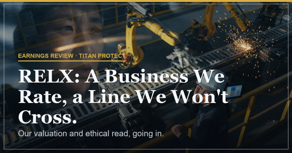 RELX: A Business We Rate, a Line We Won’t Cross.