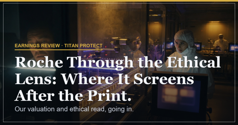 Roche Through the Ethical Lens: Where It Screens After the Print.