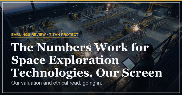 The Numbers Work for Space Exploration Technologies. Our Screen Doesn’t. We Pass.