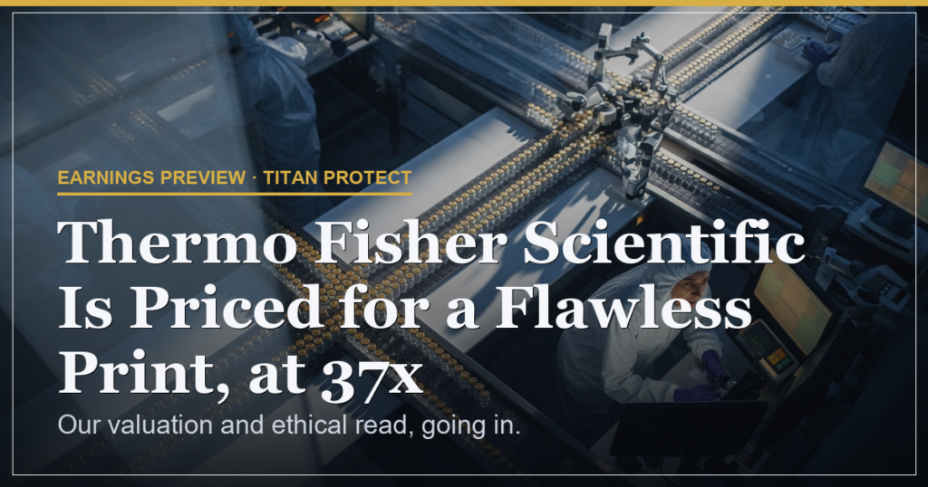 Thermo Fisher Scientific Is Priced for a Flawless Print, at 37x