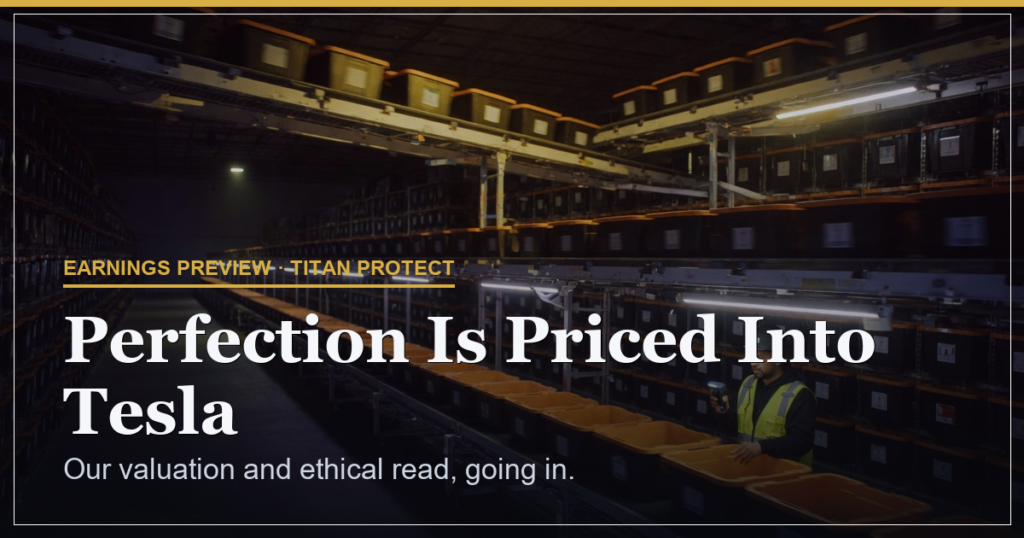 Perfection Is Priced Into Tesla